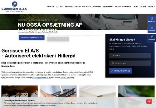Forsiden af Gorrissen EL A/S