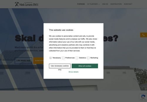 Screenshot af Glarmester Gladsaxe