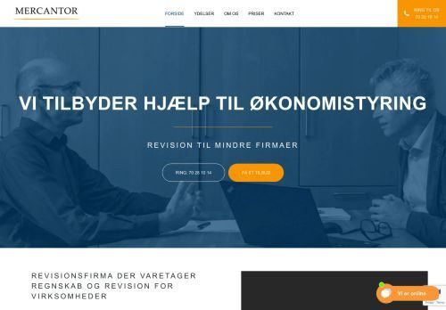 Forsiden af Mercantor ApS