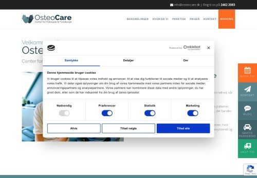 Forsiden af OsteoCare