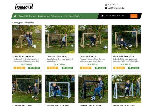 Forsiden af Homegoal - Fodboldmål