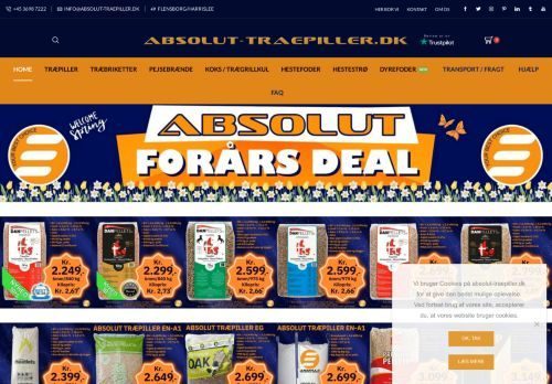 Forsiden af Absolut Træpiller