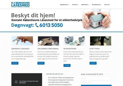 Forsiden af Københavns Låsesmed