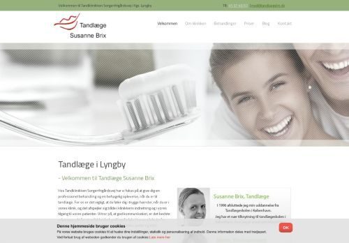 Forsiden af Tandklinikken Sorgenfrigårdsvej