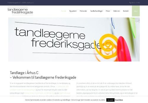 Forsiden af Tandlægerne Frederiksgade