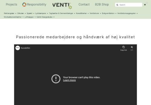 Forsiden af Storkøkkenemhætter