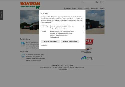 Screenshot af Møbeltransport i Hillerød