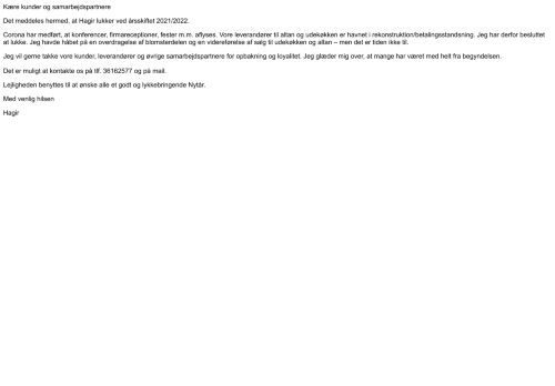 Forsiden af Hagir