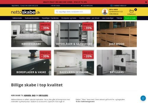 Forsiden af Netto skabe