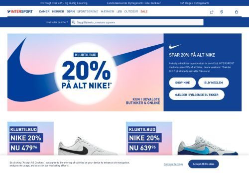 Forsiden af Intersport