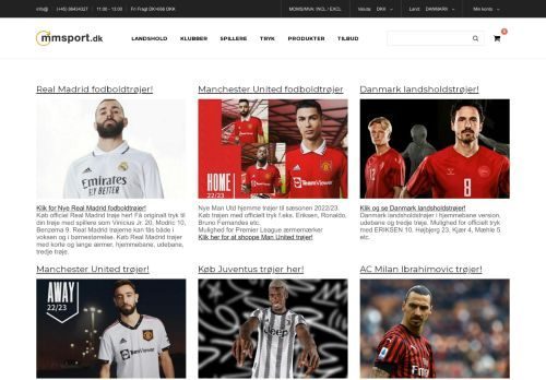 Forsiden af MM sport