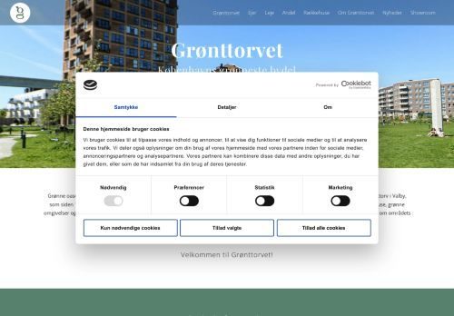 Forsiden af Grønt torvet