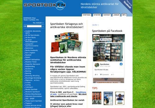 Screenshot af Sport Boken