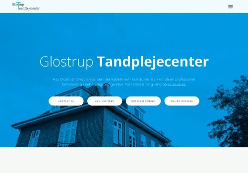 Forsiden af Glostrup Tandplejecenter