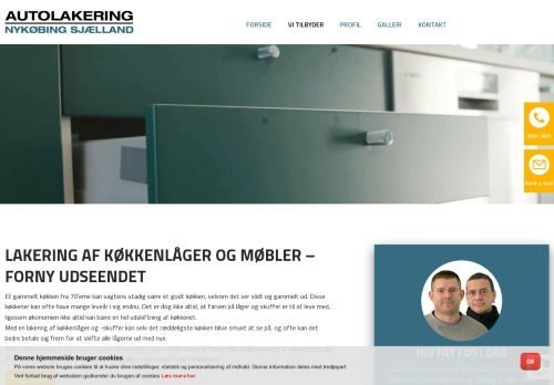 Screenshot af Lakering af køkkenlåger
