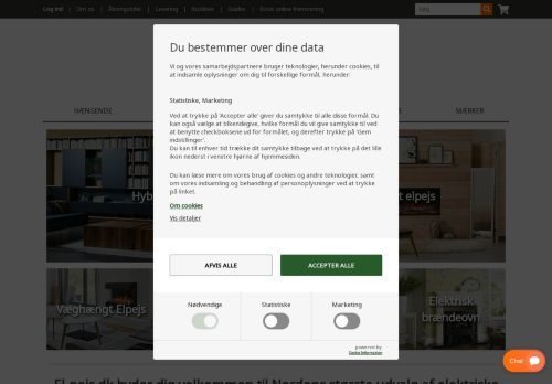 Screenshot af El-pejs.dk
