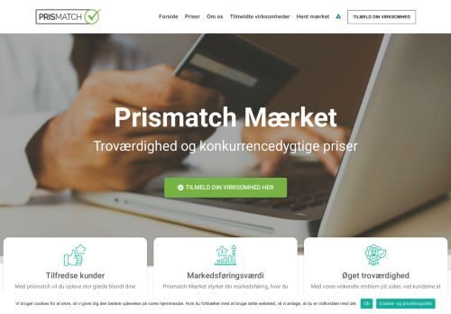 Forsiden af Prismatch Mærket