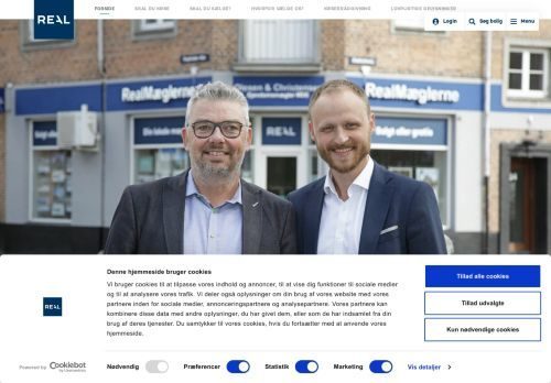 Forsiden af RealMæglerne Olesen & Christensen ApS
