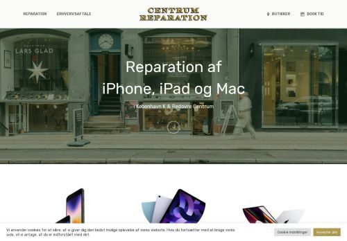 Forsiden af Centrum Reparation