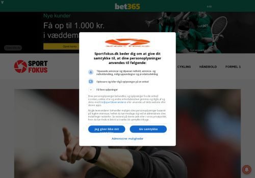Forsiden af Sport Fokus