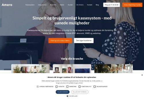 Forsiden af Amero ApS