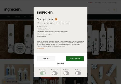 Forsiden af ingredien