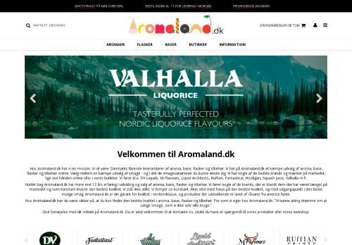 Forsiden af AromaLand