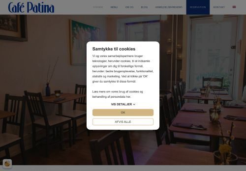 Screenshot af Café Patina