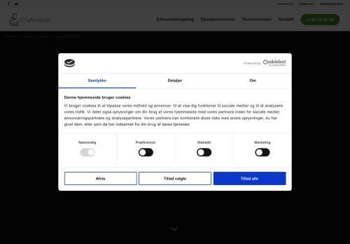 Forsiden af City Renhold