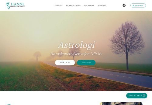 Forsiden af ASTROLOGI &amp; ZONETERAPI