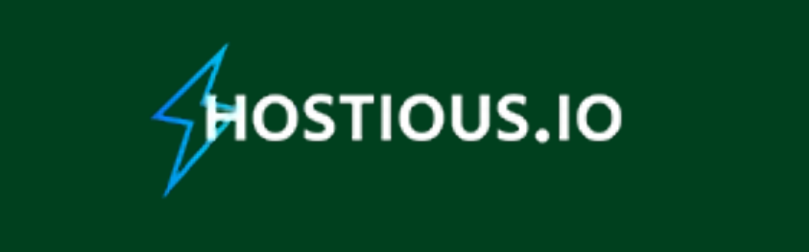 Forsiden af hostious.io