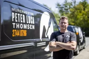 Forsiden af Murermester Peter Luca Thomsen