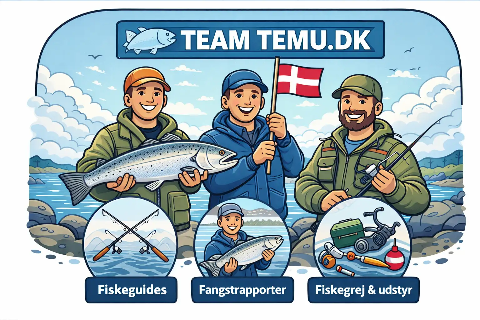 Forsiden af Team Temu