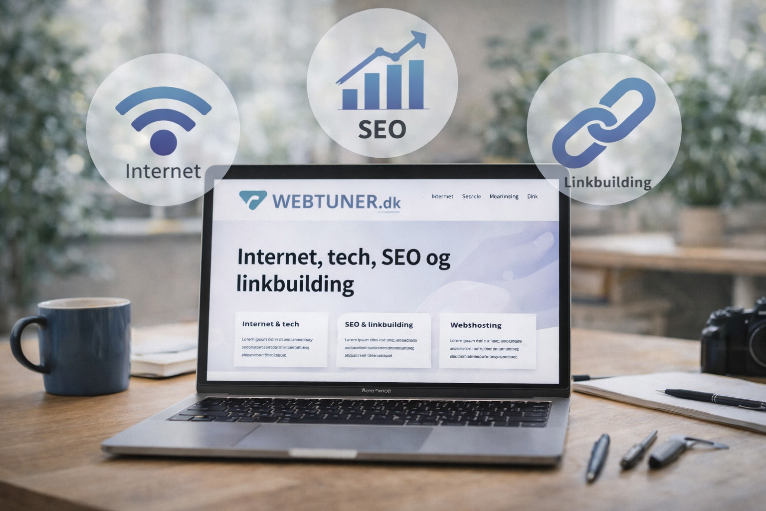 Forsiden af Webtuner